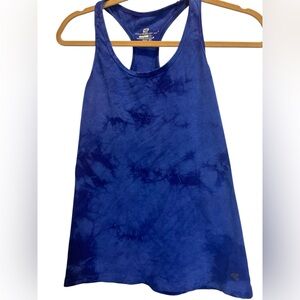 Road Runner Vibrant Blue Tie-Dye Tank Top size Small